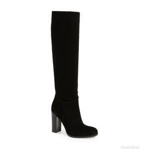 Sam Edelman Victoria Slouch Boot Black Sz 5.5